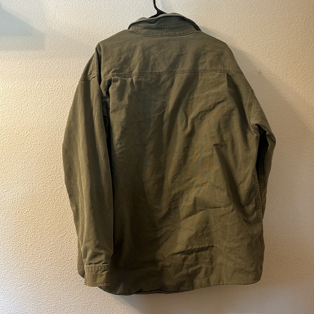 Schmidt Workwear Button Down Light Jacket Size Xlt - image 6